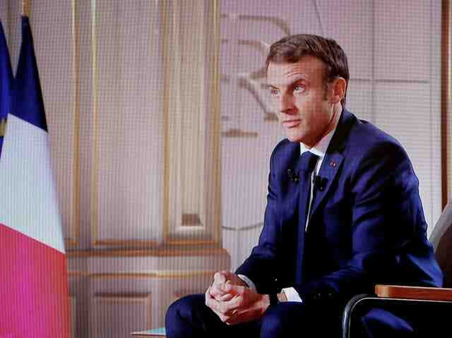 ¿Qué partido es Macron?