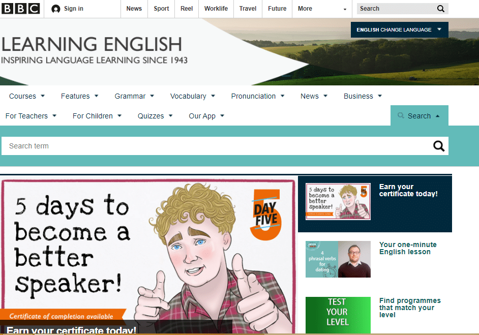 Conoce los mejores portales para dominar el inglés y de forma totalmente gratuita.