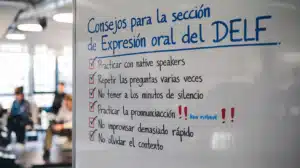 Consejos para la sección de expresión oral del DELF