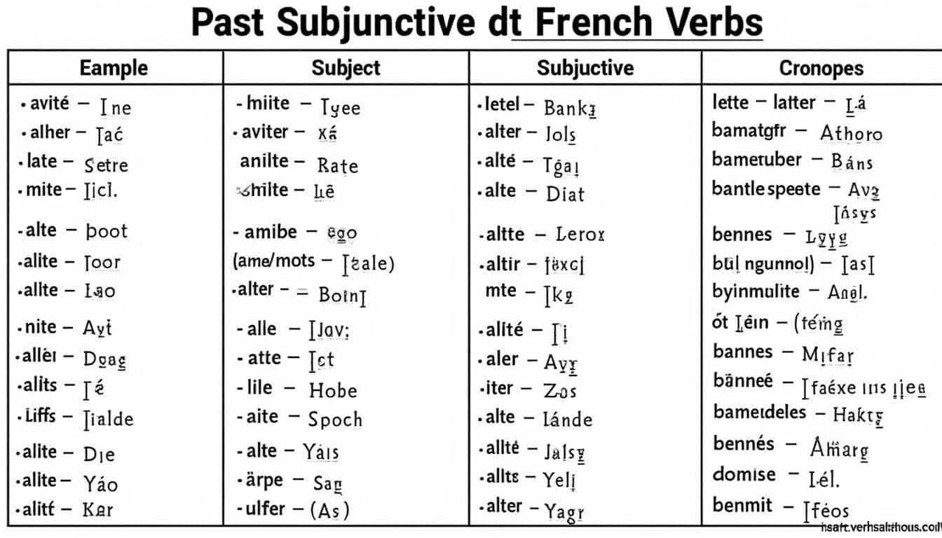 descubre cómo utilizar el subjuntivo pasado en francés, aprende sus reglas y aplicaciones en diferentes contextos gramaticales. mejora tu dominio del idioma y perfecciona tu expresión oral y escrita.