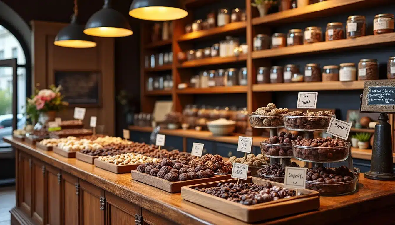 descubre las mejores tiendas de chocolate en parís con nuestra lista exclusiva. desde chocolates artesanales hasta delicias gourmet, encuentra tus dulces favoritos en la ciudad del amor y la gastronomía.