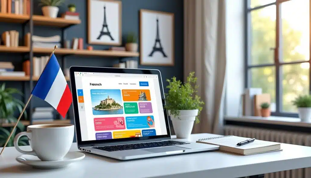 descubre una plataforma innovadora diseñada para aprender francés de manera efectiva y práctica. mejora tus habilidades lingüísticas con recursos interactivos y clases personalizadas, adaptadas a tu nivel y progreso. ¡únete a nosotros y habla francés con confianza!