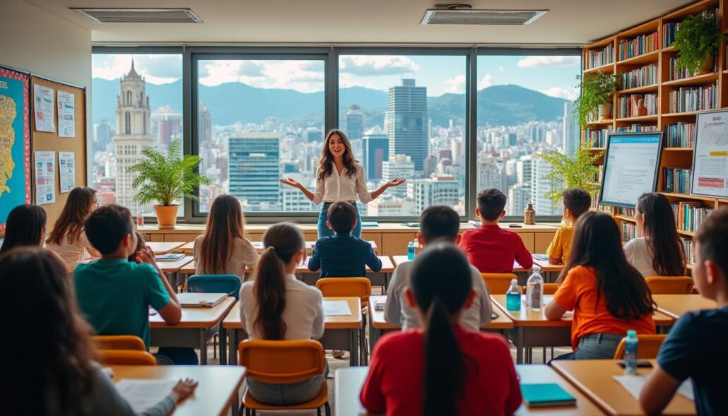 descubre las mejores clases de francés en bogotá para todos los niveles. mejora tus habilidades en un ambiente dinámico y acogedor con profesores nativos. ¡inscríbete hoy y comienza a hablar francés con confianza!