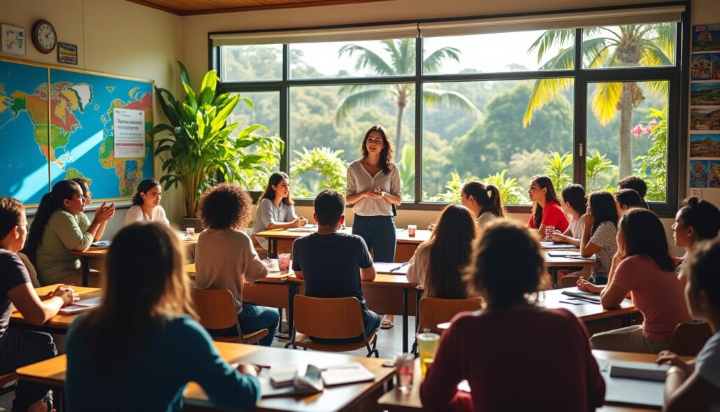 descubre nuestras clases de francés en costa rica, diseñadas para todos los niveles. aprende con profesores nativos, mejora tus habilidades lingüísticas y sumérgete en la cultura francesa. ¡inscríbete hoy y comienza tu viaje hacia el dominio del francés!